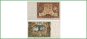 Banknot 100 zł<br/>
Emisja: 2 czerwca 1932 r.<br/>
Znak wodny: na marginesie popiersie Królowej Jadwigi<br/>
Wymiary: 175 mm x 98 mm<br/>
<br/>
Sto złotych to największy nominał banknotów w całym okresie międzywojennym. W portfelu widywano je zazwyczaj jedynie po wypłacie. Tylko wtedy zresztą, gdy wynagrodzenie miało charakter miesięcznej pensji (np. uposażenie zasadnicze przodownika Policji Państwowej wynosiło 180 zł, przysługiwał mu też dodatek za pracę w służbie śledczej 90 zł). Popularne były „dniówki”, które otrzymywali m.in. murarze (5 zł 58 gr) czy pomocnicy piekarza (4 zł).
